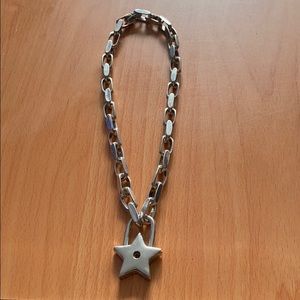 Star lock necklace